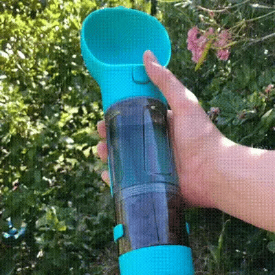 FRESHBOTTLE™ — Botella de agua portátil 4 en 1 para perros